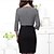 cheap Women&#039;s Dresses-Women&#039;s Casual Plaid Sheath Dress , Round Neck Above Knee Polyester