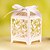 cheap Favor Holders-12 Piece/Set Favor Holder - Cubic Card Paper Favor Boxes Delicate Birds Laser Cut