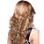 abordables Perruques Synthétiques Sans Bonnet-Perruque Synthétique Style Avec Frange Perruque Blond Femme Blond Perruque Noir perruque