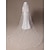 baratos Véus de Noiva-Duas Camadas Borda Lápis / Borda Enfeitada Véus de Noiva Véu Cotovelo / Véu Catedral com Estilo de Critais Espalhados 118,11 em (300 centímetros) Tule