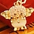 Недорогие Модные ожерелья-Жен. Ожерелья с подвесками Слон Животный принт Дамы На каждый день Мода Сплав Золотой Ожерелье Бижутерия Назначение