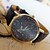 cheap Women&#039;s Watches-Women‘s Fashion Style Gold Dial Leather Band Quartz Analog Wrist Watch Cool Watches Unique Watches