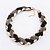 cheap Necklaces-Women&#039;s Choker Necklace Beads Bohemian Fashion Boho Alloy Black Blue Necklace Jewelry For