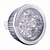 cheap Light Bulbs-GU5.3(MR16) LED Spotlight MR16 4 High Power LED 440 lm Warm White Cool White Dimmable DC 12 AC 12 V