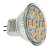 abordables Spots LED-2 W Spot LED 240-260 lm GU4(MR11) MR11 12 Perles LED SMD 5730 Décorative Blanc Chaud Blanc Froid 12 V / 5 pièces / RoHs