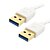 cheap USB Flash Drives-5Gbps USB 3.0 A Type Male to A Male Data Cable for Macbook Laptop &amp; Hard Disk Drive Gold Connector