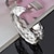 cheap Bracelets-Fashion Sterling Silver Plated Wave Bangle Women&#039;s Bracelet
