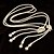 preiswerte Halsketten-Damen Weiß Halskette Y Halskette Perlenkette Blume Perlen Aleación Silber Modische Halsketten Schmuck Für Party / Abend Alltag