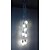 Недорогие Подвесные огни-25cm(10inch) Мини LED Подвесные лампы Стекло Стекло Окрашенные отделки Деревенский стиль Винтаж Ретро 110-120Вольт 220-240Вольт