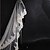 cheap Wedding Veils-One-tire Lace Edge White Wedding Dresses Bridal Veils(More Colors)