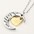 cheap Necklaces-Women&#039;s Pendant Necklace Engraved Moon Heart Crescent Moon i love you to the moon and back Ladies Personalized Silver Plated Gold Plated Gold / Silver Silver Necklace Jewelry For Party Birthday Gift