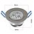 abordables Luces LED empotradas-SENCART 300-350lm Luces de Techo Luces Empotradas 3PCS Cuentas LED COB Decorativa Blanco Cálido 85-265V / CE / FCC