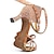 Недорогие Обувь для танцев-2.95 &quot;женская сатин / горный хрусталь верхняя планка лодыжки сальса / латинская бальные обуви