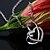abordables Colliers-Argent Cœur Argent Colliers Tendance Bijoux pour Mariage Soirée Occasion spéciale Anniversaire Fiançailles Cadeau / Quotidien