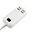 voordelige Stroomadapters-4 USB-poort AC-oplader adapter voor ipad / iphone / samsung (15w DC5V 6a, 100 ~ 240v eu stekker, 1.5m)