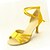 cheap Dance Shoes-Women&#039;s Latin Shoes / Ballroom Shoes Satin Buckle Sandal / Heel Rhinestone / Buckle Customizable Dance Shoes Almond / Nude / Bronze