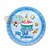billige Festdekorasjoner-Grade A - Kid&#039;s Birthday Cake Cartoon Paper Plates Disposable Dessert Plates Party Supplies 12 Pieces