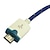 levne Kabely a nabíječky-3m 10ft textilie pletené tkaniny micro USB nabíjecí kabel datový synchronizační kabel pro Samsung HTC sony telefony (modrá)