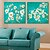 billiga Tryck-e-Home® sträckta kanvas konstblommor dekorativt måleri uppsättning av 2