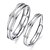 זול Fashion Ring-בגדי ריקוד נשים טבעות לזוג - פלדת טיטניום אופנתי 5 / 6 / 7 עבור חתונה / Party / יומי
