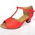 ieftine Pantofi Dans Latin-Pentru femei Pantofi de dans Pantofi Dans Latin Sandale Personalizabili Gri / Roșu / Albastru