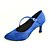 baratos Sapatos de Dança-Mulheres Sapatos de Dança Moderna Cetim Fivela Salto Presilha Personalizável Sapatos de Dança Preto / Vermelho / Azul