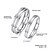 cheap Rings-Women&#039;s Couple Rings - Titanium Steel Fashion 5 / 6 / 7 For Wedding / Party / Daily