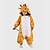 abordables Pyjamas Kigurumi-Enfant Kigurumi Pyjamas Kigurumi Girafe Animal Combinaison de Pyjamas Polaire Jaune Cosplay Pour Garçons et filles Pyjamas Animale Dessin animé Fête / Célébration Les costumes / Collant / Combinaison