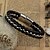 voordelige Herenarmbanden-Heren Lederen armbanden - Leder Uniek ontwerp, Modieus Armbanden Zilver / Zwart Voor Bruiloft / Feest / Dagelijks