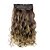 voordelige Clip-in-extensies-Extentions van mensenhaar Gekruld Klassiek Synthetisch haar 24 inch(es) Haarextensies Klem In / Op Meerkleurig Dames Dagelijks