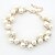 abordables Bracelet-Bracelet Clair Blanc Perle Imitation de diamant dames Bracelet Bijoux Blanche pour Quotidien