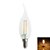 cheap Light Bulbs-LED Filament Bulbs 380 lm E14 CA35 4 LED Beads Decorative Warm White 220-240 V / # / CE / FCC / FCC