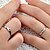 cheap Rings-925 Couples&#039; Silver Wedding Rings (2 pcs) Classical Feminine Style