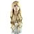 halpa Συνθετικές Trendy Περούκες-Synthetic Wig Wavy / Classic Style Capless Wig Blonde Synthetic Hair 28 inch Women&#039;s Blonde Wig