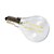 voordelige Gloeilampen-1pc LED-gloeilampen 220 lm E14 G45 2 LED-kralen COB Decoratief Warm wit 220-240 V / # / CE / RoHs