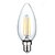 Недорогие Светодиодные лампы накаливания-e14 3.5w 4xcob 400lm 2800-3200k теплые белые лампочки накаливания привели свет накаливания (переменный ток 230 В)