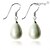 cheap Earrings-Lureme®12mm Water Drop Shaped Pearl Earring