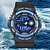 cheap Sport Watches-Men&#039;s Sport Watch Wrist Watch Digital 30 m Water Resistant / Water Proof Alarm Calendar / date / day Rubber Band Digital Charm Black - Red Blue Golden Two Years Battery Life / LCD / Maxell CR2025
