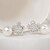 cheap Earrings-Ladies Trendy Jewelry Cute Snow Flower and Pearl Stud Earrings Elegant Flake Shape CZ Stud Earrings For Women