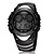 tanie Zegarek na rękę-Męskie Sportowy Cyfrowe LED / Kalendarz / Chronograf / Wodoszczelny Silikon Pasmo Czarny Marka- OHSEN