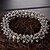 abordables Bracelets-bracelet de femme en argent plaqué mariage élégant style féminin