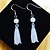 cheap Earrings-Earring Drop Earrings Jewelry Women Sterling Silver 2pcs Silver