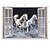 Недорогие Стикеры на стену-Животные Люди Наклейки 3D наклейки Декоративные наклейки на стены, Винил Украшение дома Наклейка на стену Стена