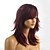 cheap Synthetic Wigs-Synthetic Wig Wavy Wavy With Bangs Wig Chestnut Brown Synthetic Hair 20 inch Women&#039;s With Bangs Brown