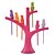 voordelige Keukengerei &amp; Gadgets-neje vogel op de boom vorm vogeltje fruit vork houder set