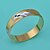 cheap Rings-Unisex&#039;s  Fashion Quality  Vacuum Plated  Leaf  Ring