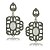 cheap Earrings-Ethnic Style White stone earrings Flower Design Vintage Jewelry