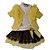 abordables Ensembles pour bébés filles-Bébé Fille Fleur Manches Longues Normal Normal Ensemble de Vêtements Jaune