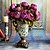 お買い得  造花-8ヘッド高級ヨーロッパスタイルコア牡丹シミュレーション花