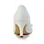 Недорогие Женская свадебная обувь-Жен. Свадьба Бант На шпильке Удобная обувь Слоновой кости Белый